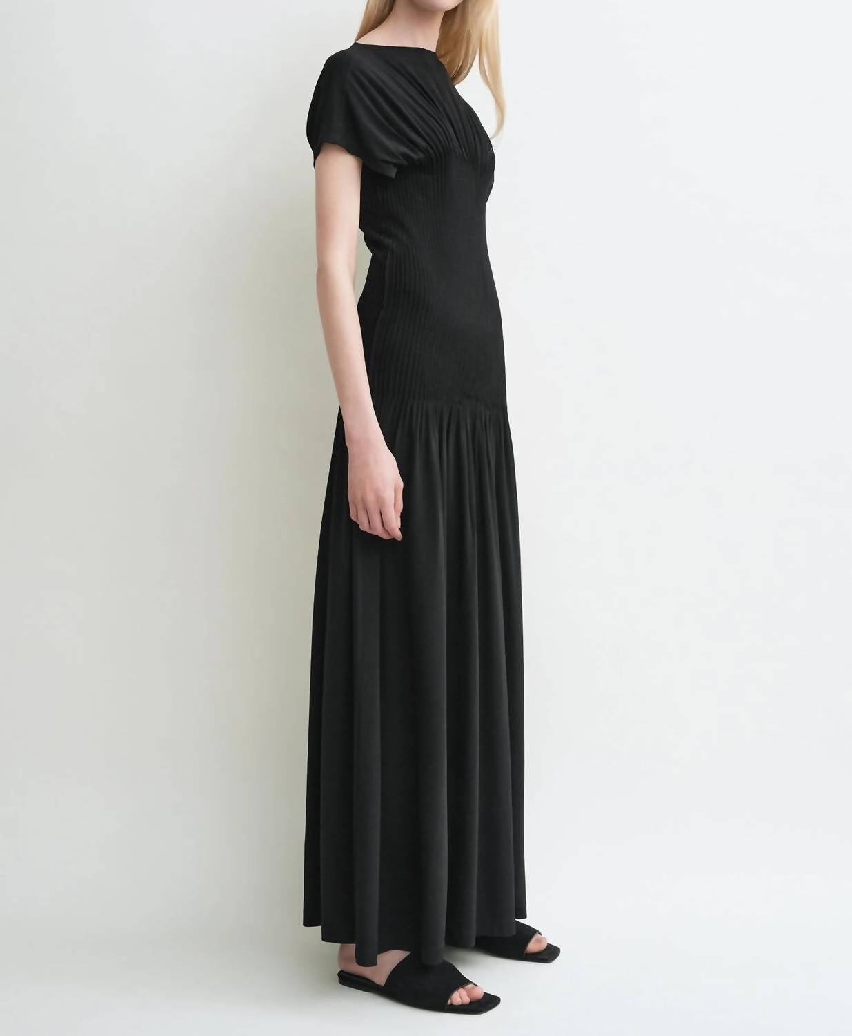Toteme - Knife-pleated Jersey Dress