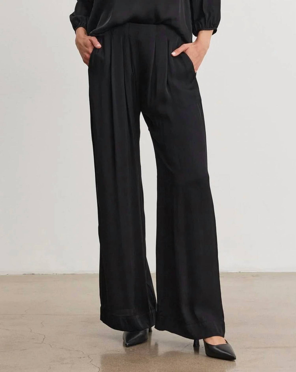 Velvet By Graham & Spencer - Rhetta Satin Pant - Plus