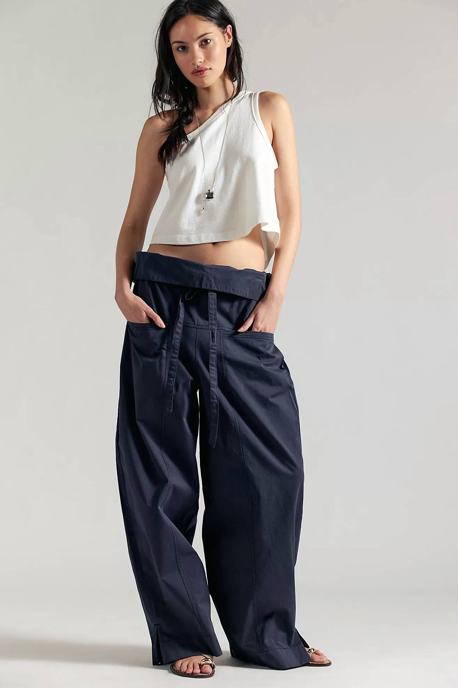 Free People - Fisherman Drawcord Pull-on Pants