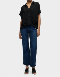 Hudson - Rosie High-Rise Wide Leg Ankle Jean