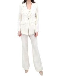 Iris Setlakwe - Striped One Button Blazer