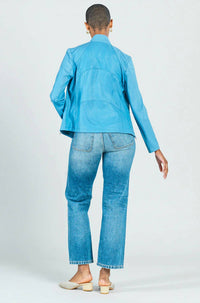 Clara Sunwoo - Classic Liquid Leather Knit Jacket