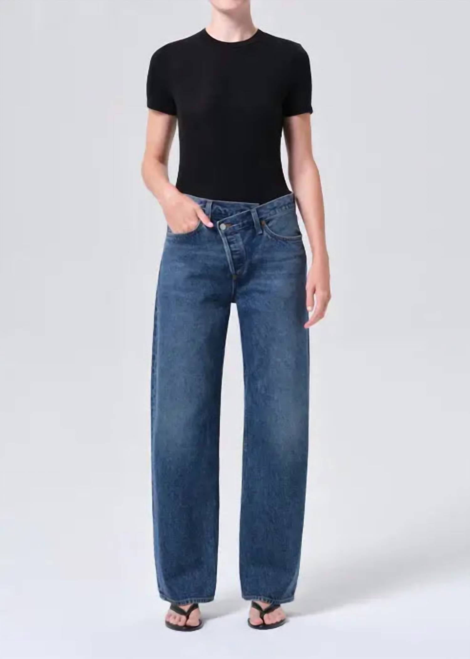 AGOLDE Criss Cross Jean in form - women's jeans