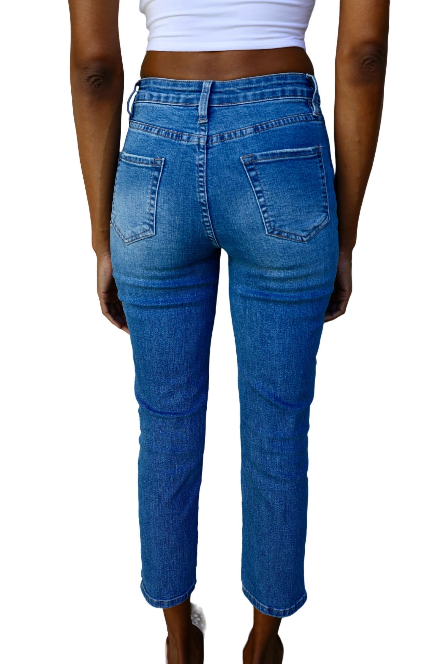 Ymi - Sandy High-Rise Mom Fit Jeans