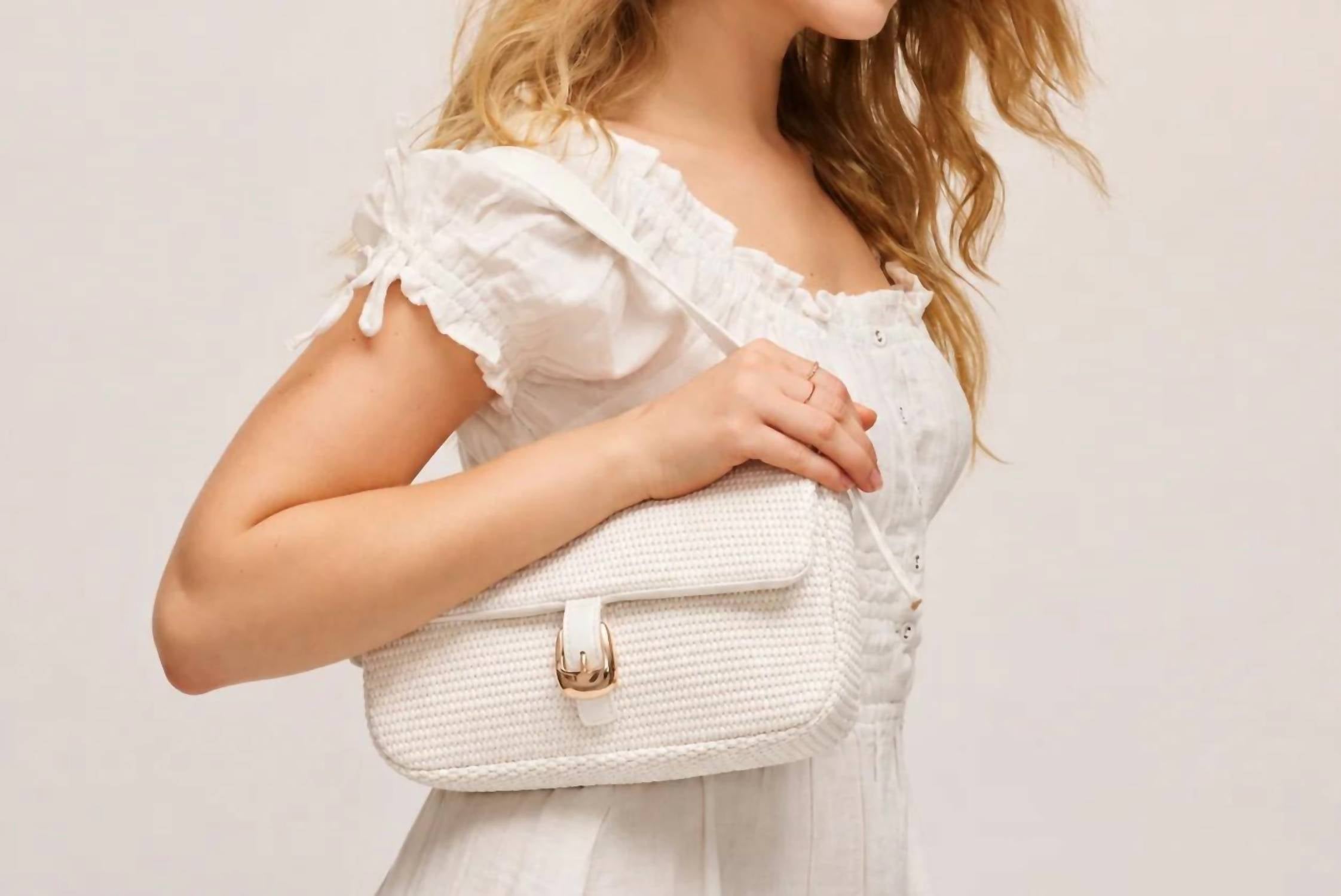 Urban Expressions - Women's Gloria Straw Crossbody Bag