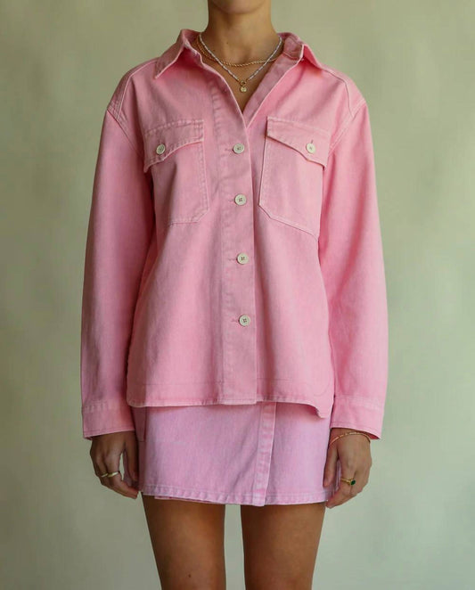 Araminta James - Merci Denim Shacket