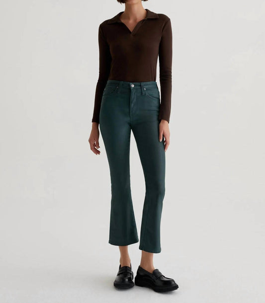 Ag Jeans - Farrah Boot Leatherette Crop Jeans