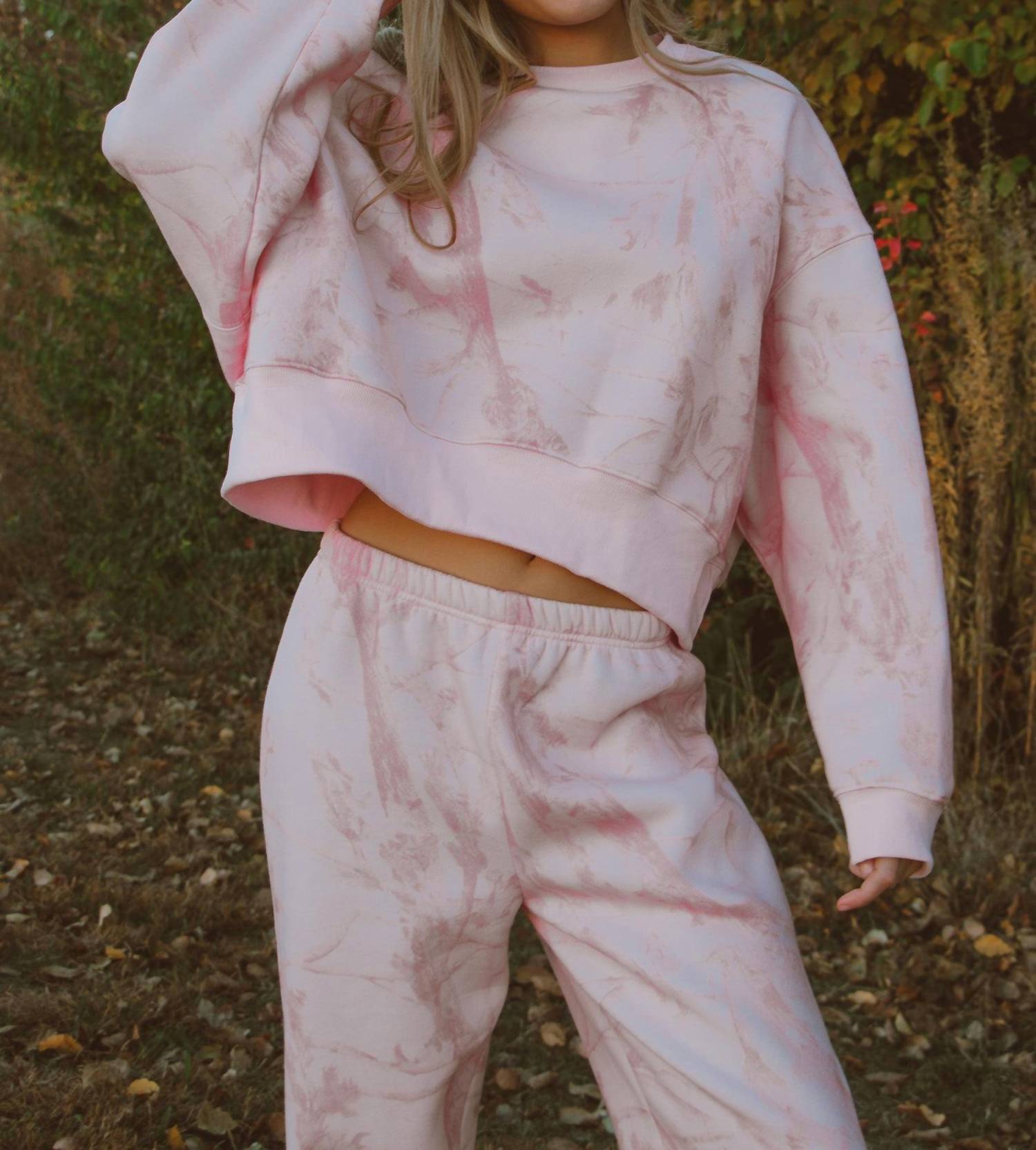 Tcec - Bubblegum Camo Pull-on Sweatshirt