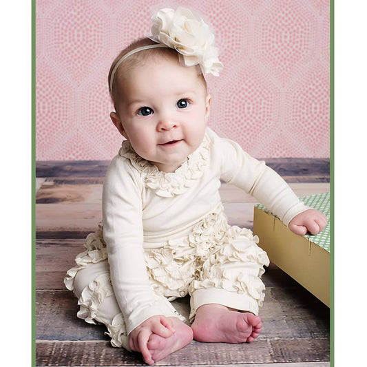 Lemon Loves Layette - Baby Girls Peony Romper
