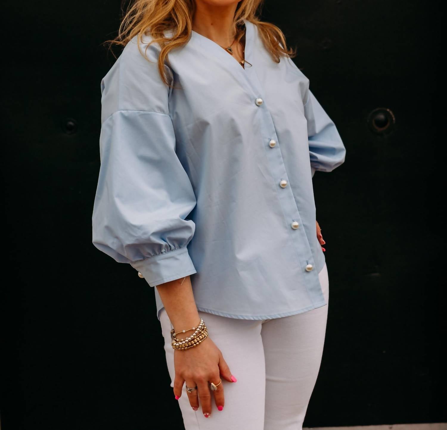 Karen Kane - Puff Sleeve Top