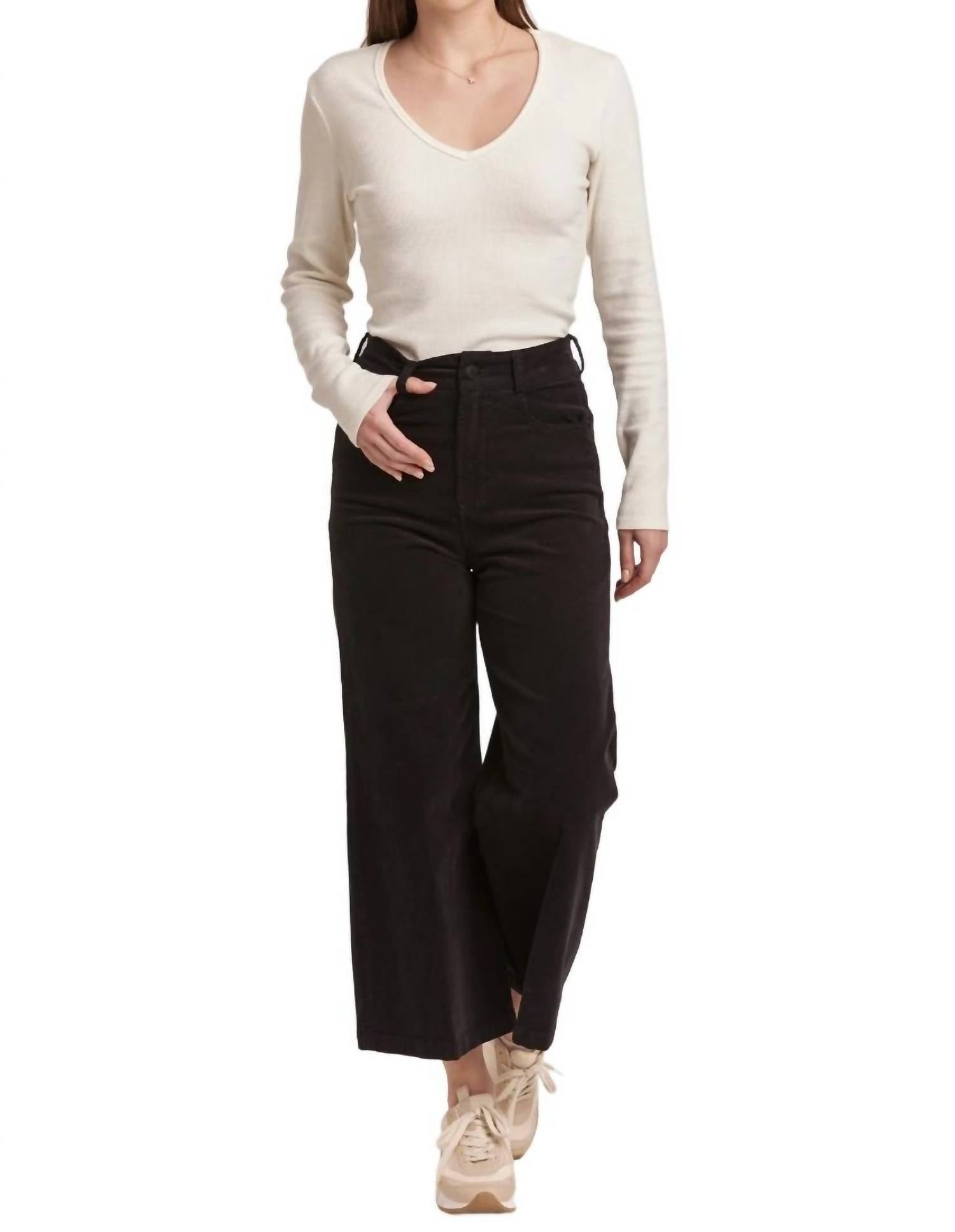 Dear John Denim - Aubrey Baby Cord Wide Leg Jean