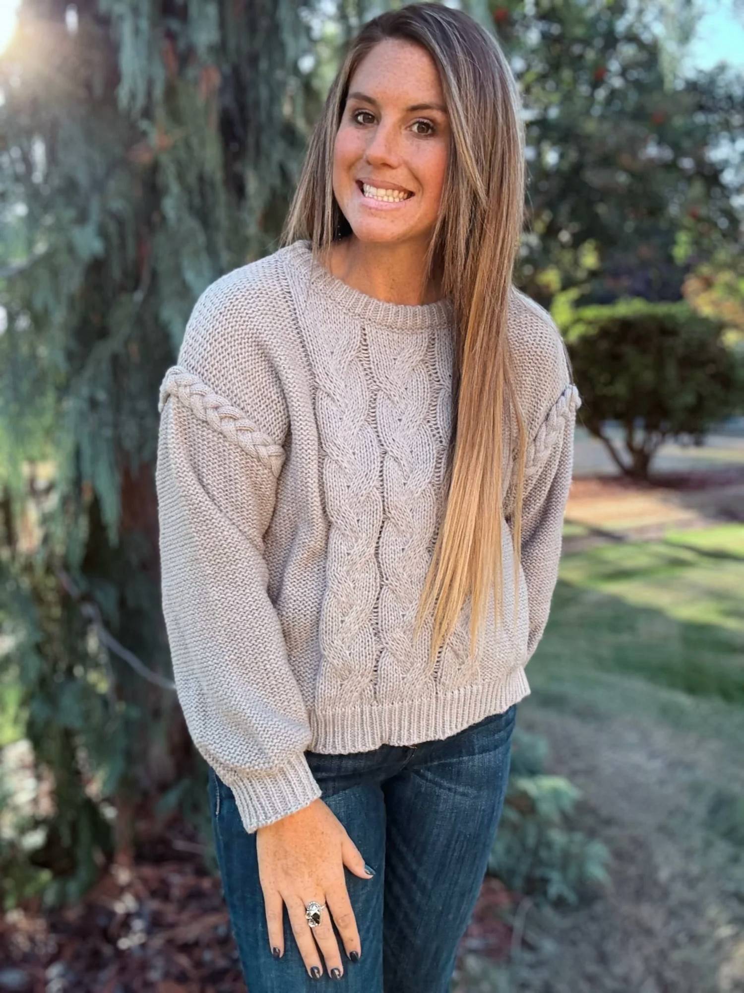 Bibi - Braided Detail Sweater