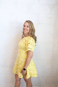 Zoe And Claire - Lace Mini Dress