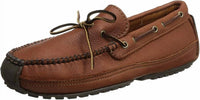MINNETONKA Men's Moosehide Weekend Moccasin in brown - men's loafer