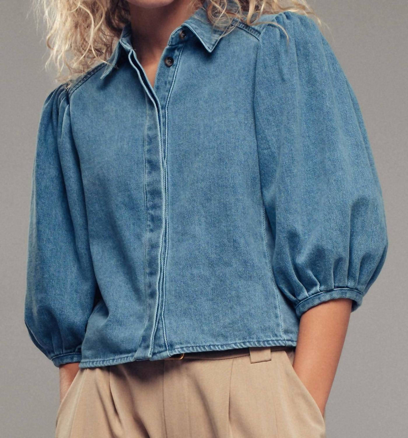 Urban Daizy - Puff Sleeve Blouse