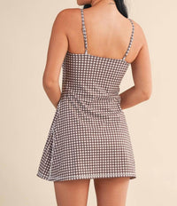 Kimberly C - Gingham Print Dress