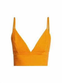 Alice + Olivia - Carli Denim Crop Bra Top