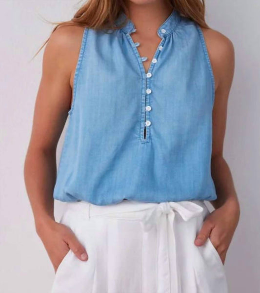 Bella Dahl - Sleeveless Elastic Waist Tank Pullover