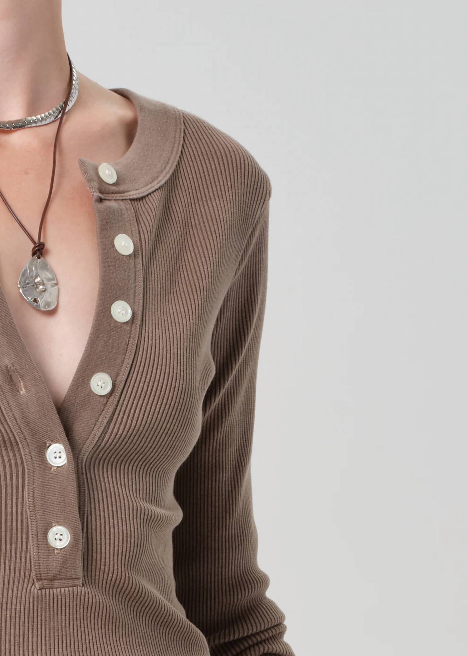 Citizens Of Humanity - Varra Long Sleeve Henley Tee