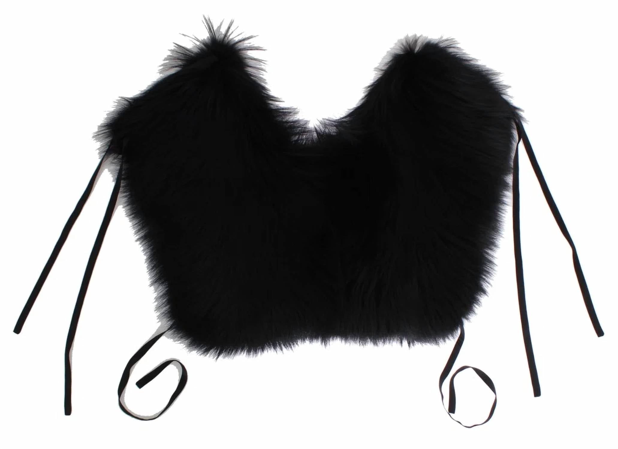 Dolce & Gabbana - Fox Fur Shoulder Wrap Cover Collar Scarf