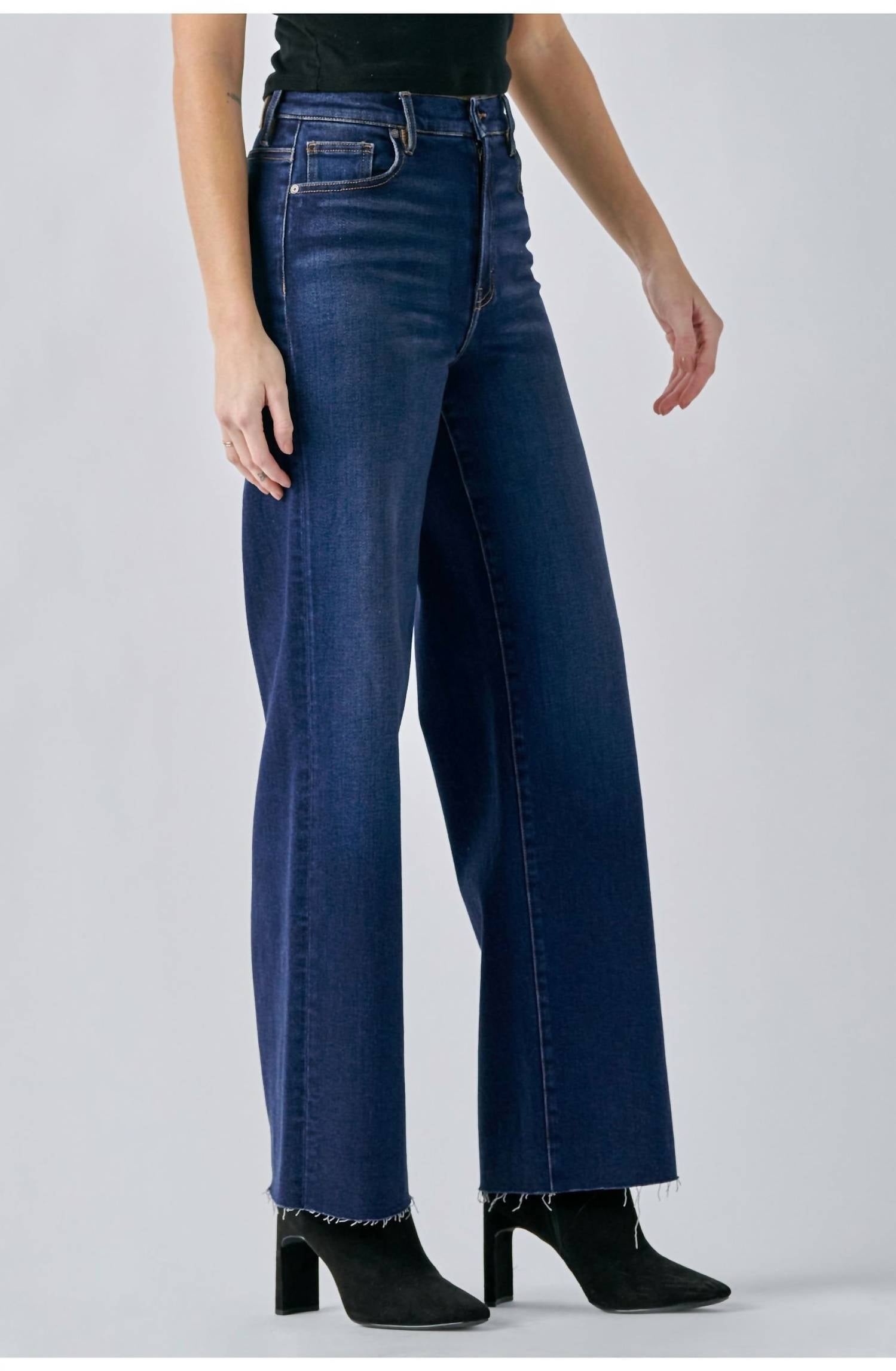 Hidden - Logan High Rise Dad Wide Leg Jeans