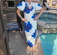 Glam - Santorini Skies Maxi Dress