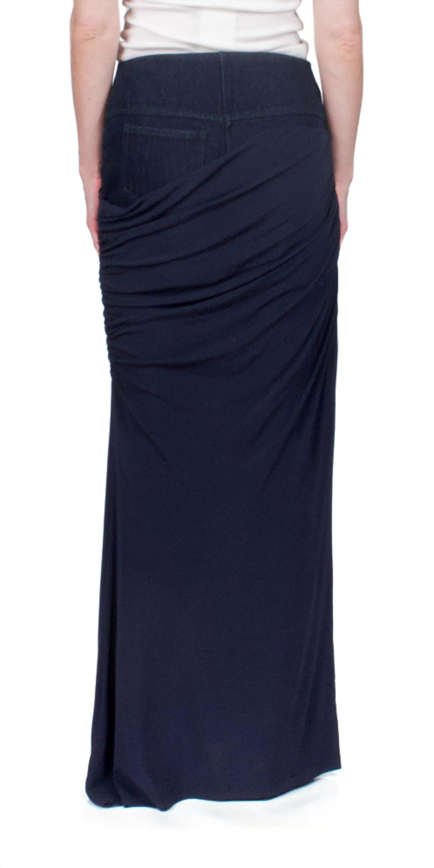 Christopher Esber - Wrapped Denim Column Skirt