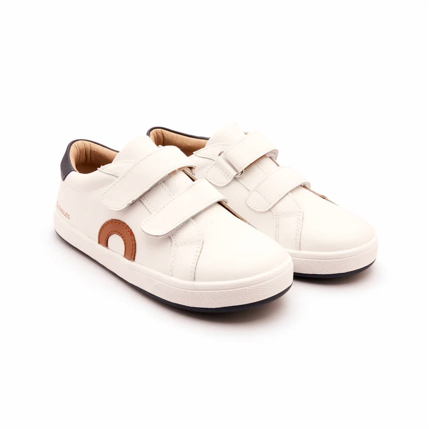Oldsoles - Kid's Kix Double Strap Vl Half Circle Sneakers
