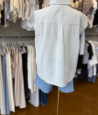 Kld. Signature - Women's Samantha Seersucker Button Down Shirt