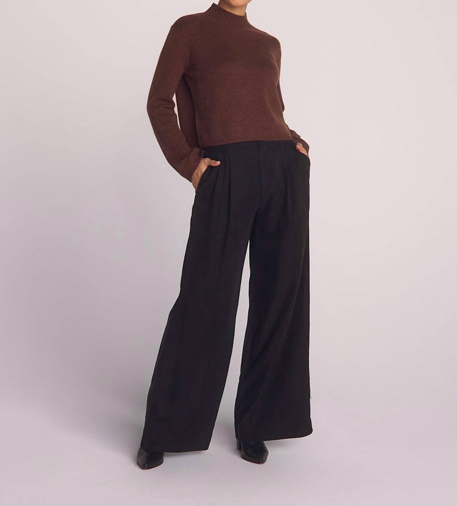 Bella Dahl - Double Pleated Wide Leg Pants