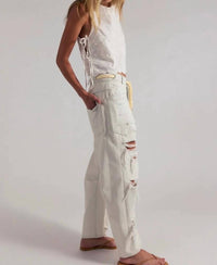 Free People - We The Free Moxie Pull-on Barrel Jeans
