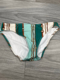 L'Agence - Nicole Belt Stripe Classic Bikini Bottom