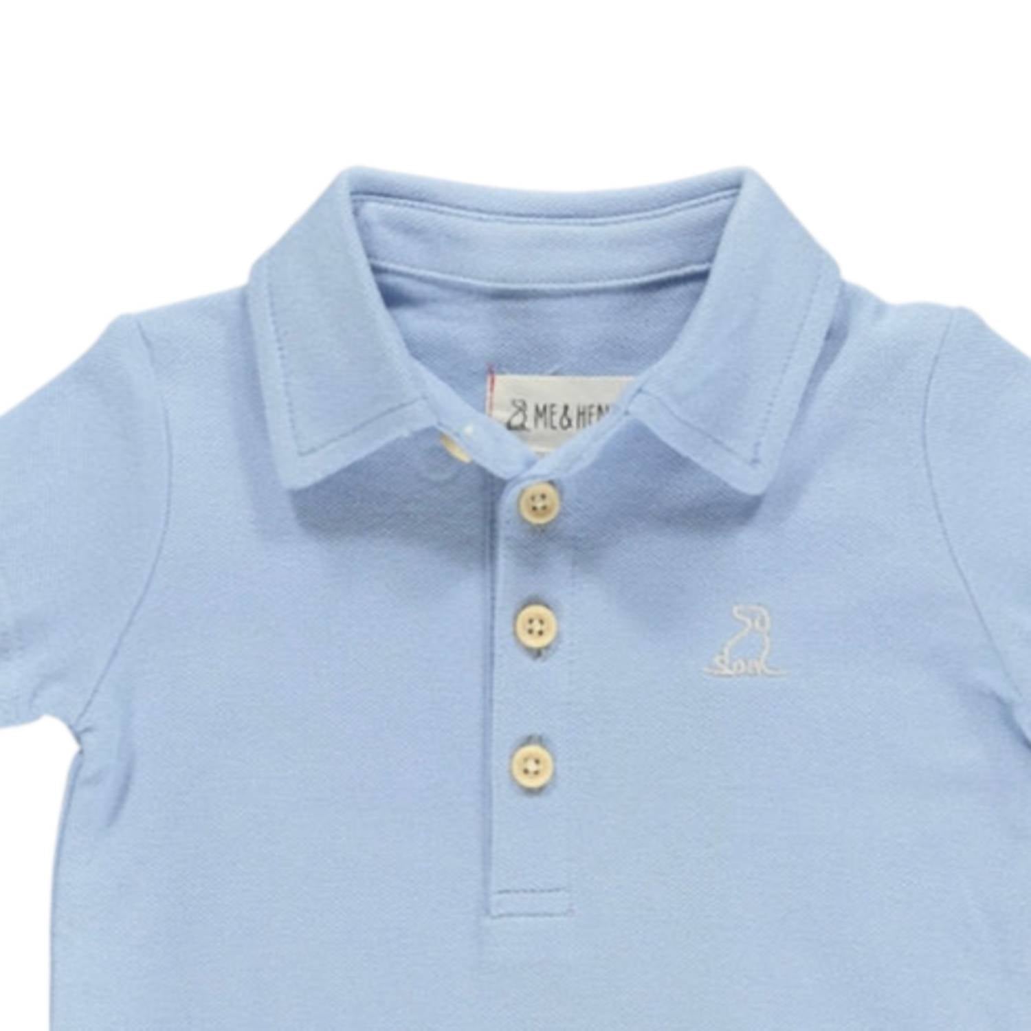 Me & Henry - Kid's Pique Polo Shortall