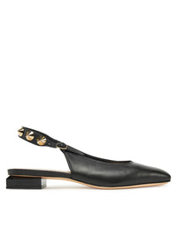 AGL Women's Spike Angie Slingback Flat in nero - item