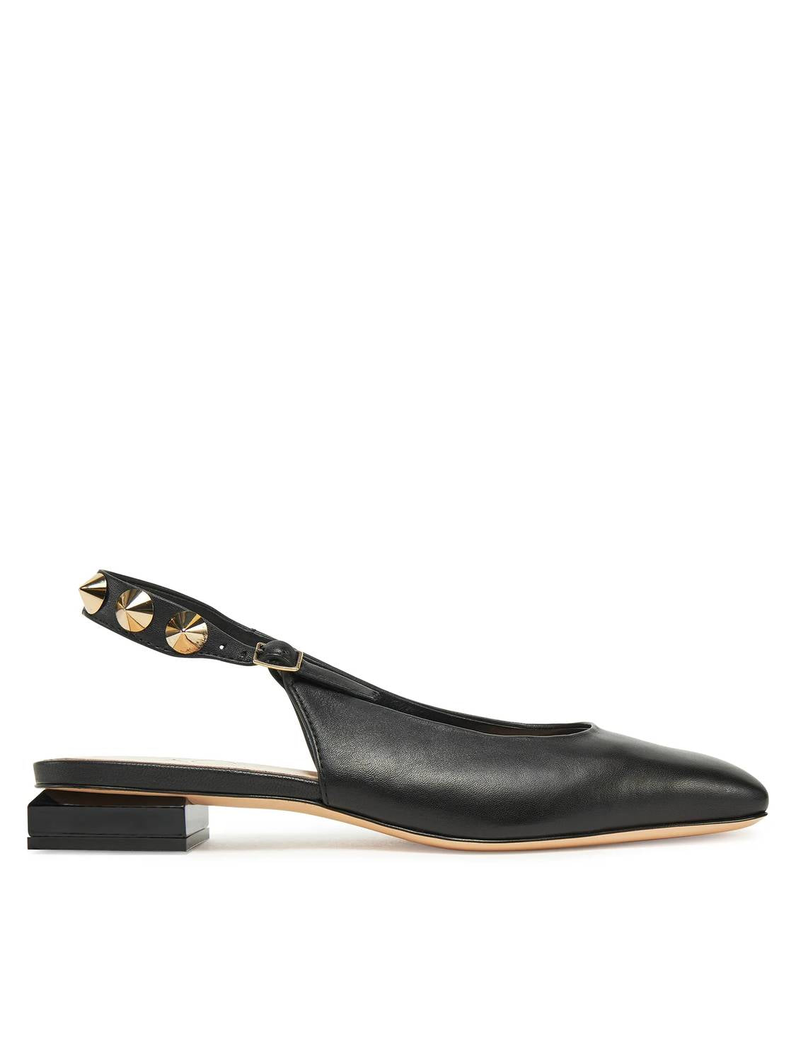 AGL Women's Spike Angie Slingback Flat in nero - item