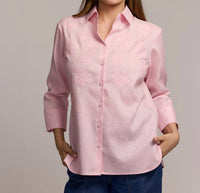 Hinson Wu - Margot 3/4 Sleeve Linen Shirt