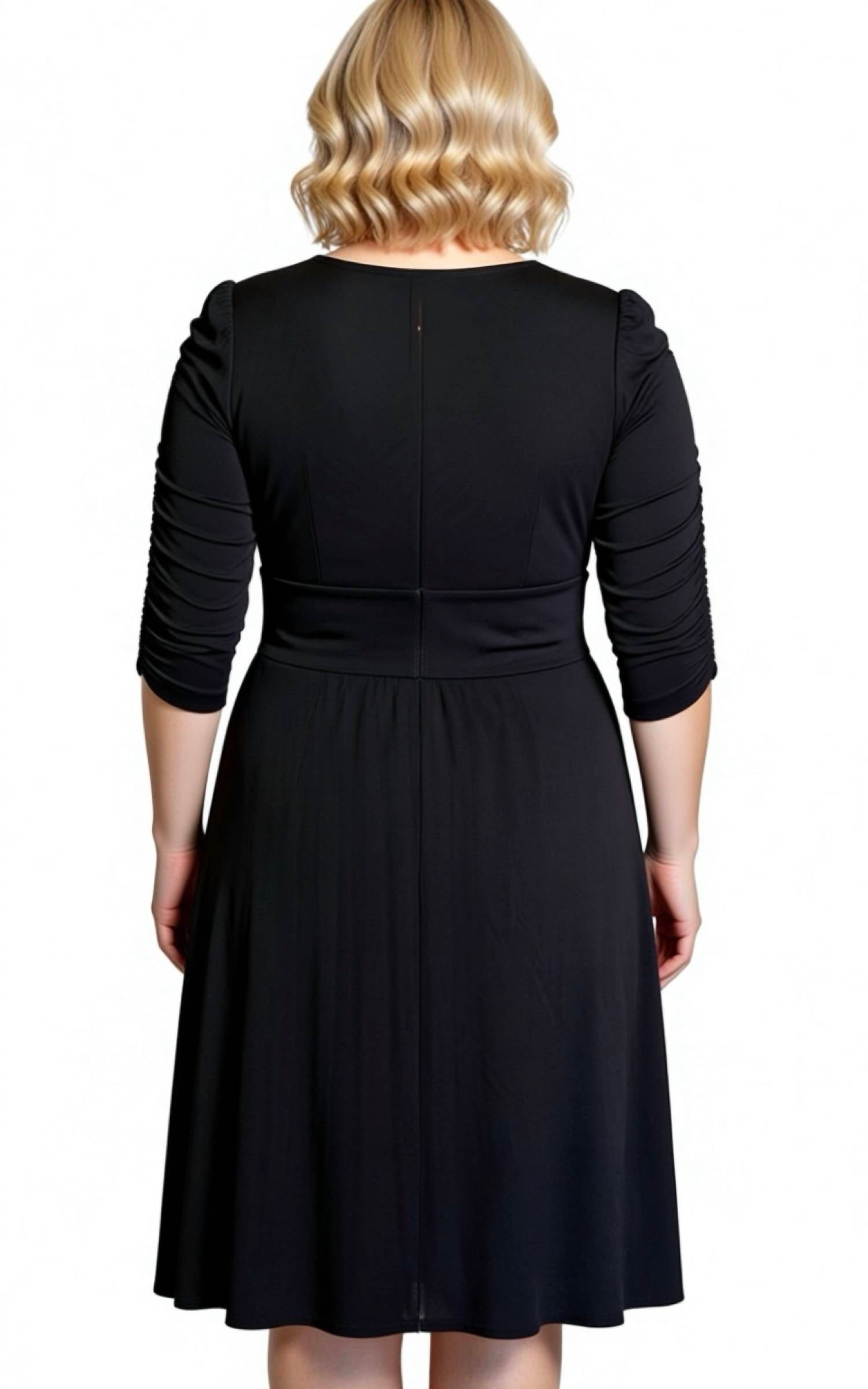 Nue By Shani - Fit & Flare Button Dress