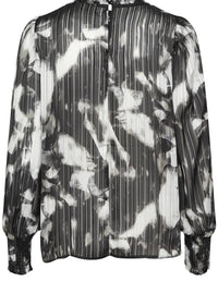 Kaffe - Kalifa Chiffon Mock Neck Blouse