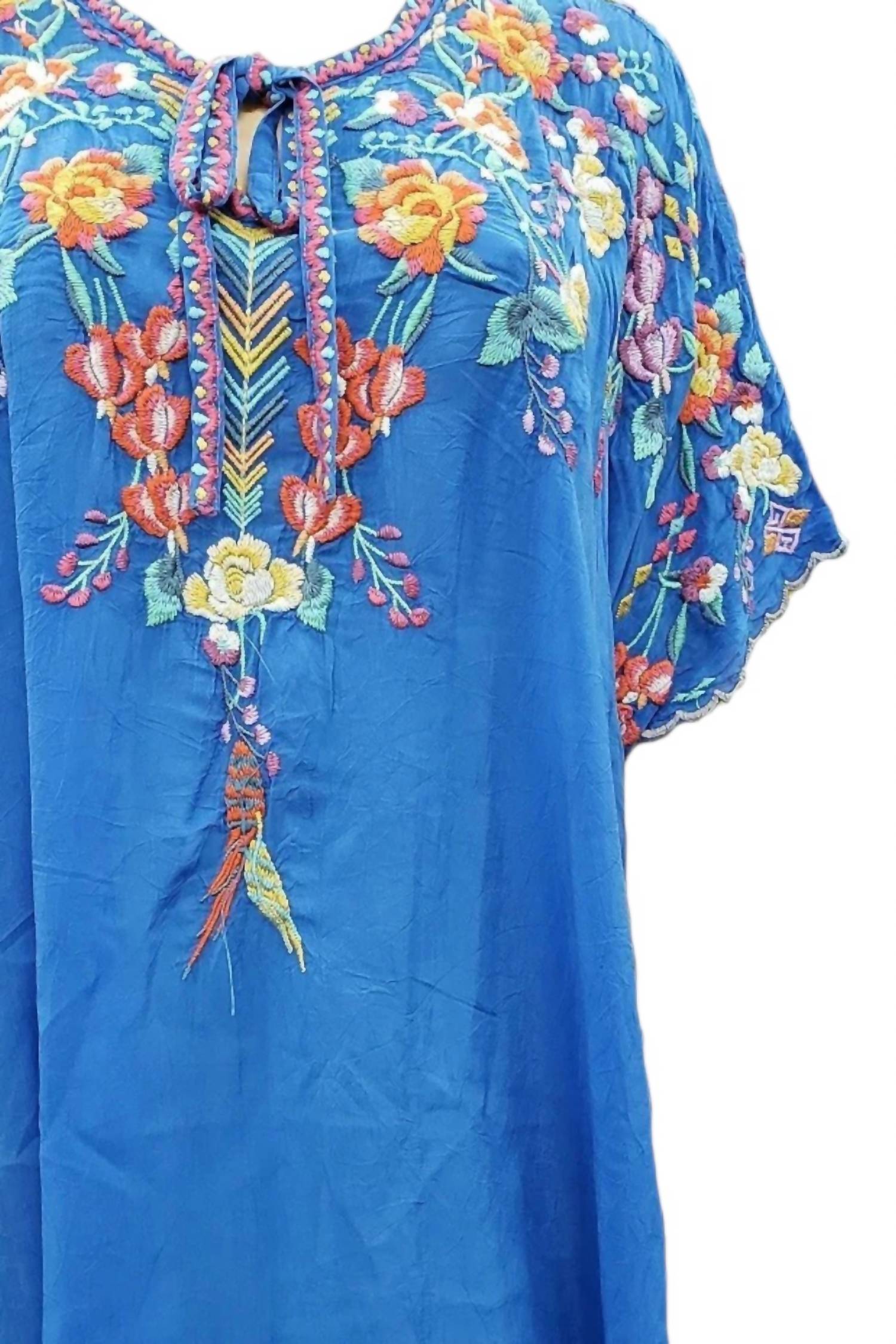Johnny Was - Women's Rayon Embroidered Poncho