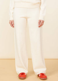 Monrow - Supersoft Open Knit Flare Pants