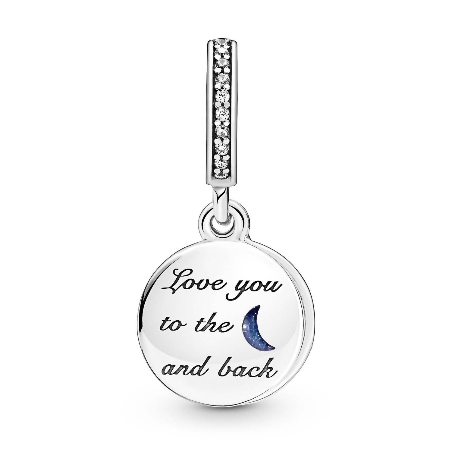 Pandora - Double Dangle Tree and Galaxy Moon Charm