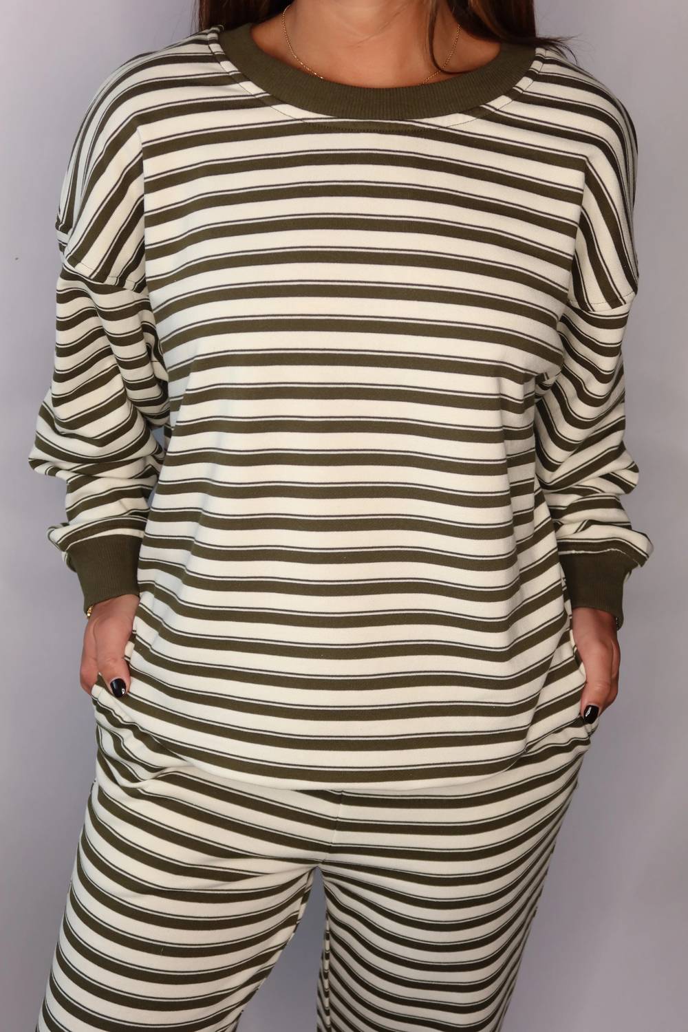 Le Lis - Sunday Stripe Sweatshirt