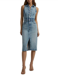 Favorite Daughter - The Halter City Denim Midi Dress