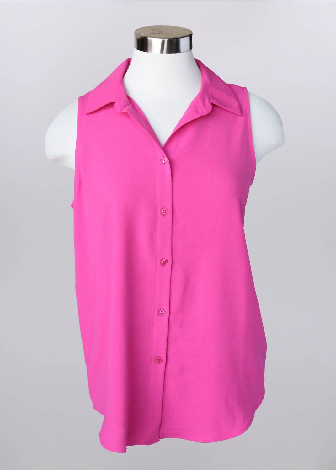 Keren Hart - Women's Collared Sleeveless Shirt