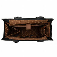 Wrangler Horseshoe Cutout Carry-All Large Tote Bag in black - women's bag - detail view