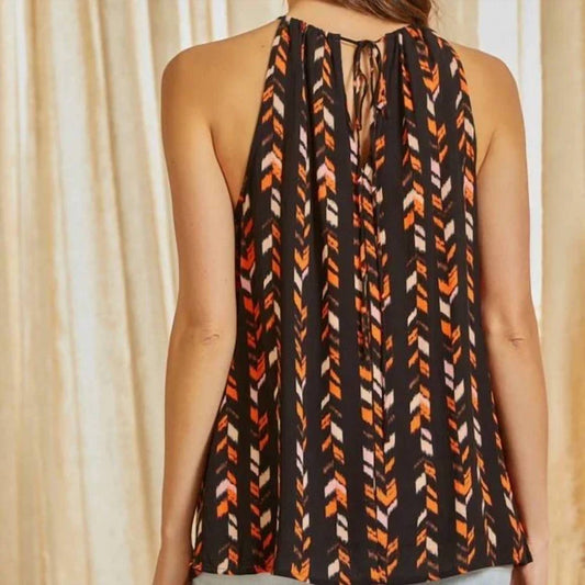 Savannah Jane - Embroidered Halter Top - Plus