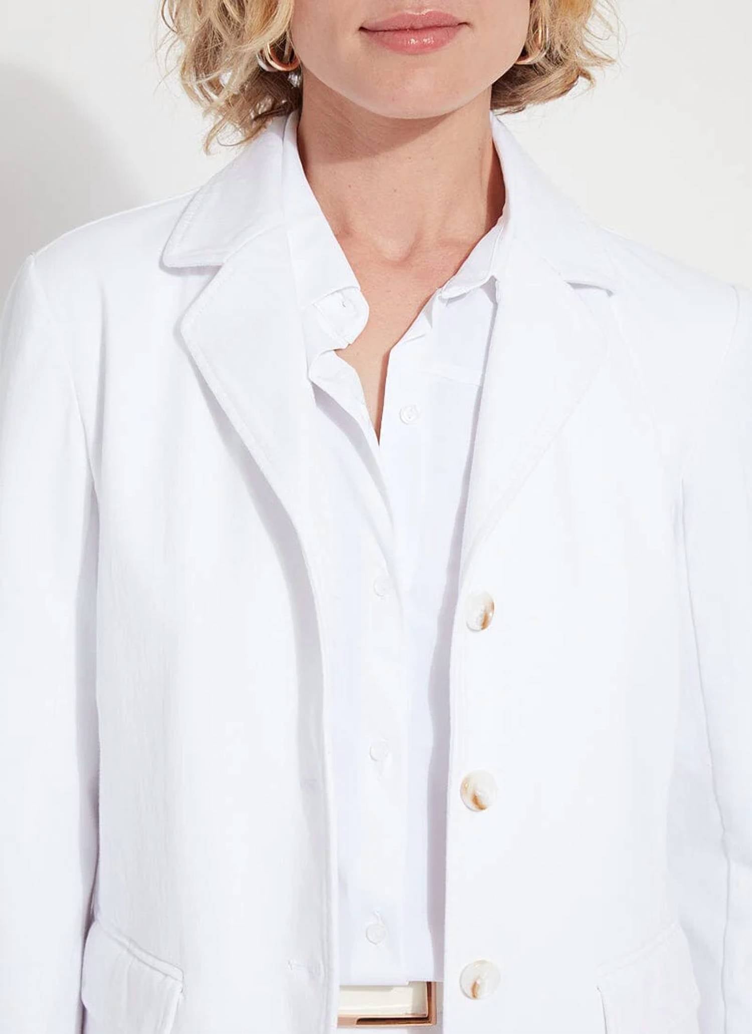 Lysse - Della Denim Cropped Blazer