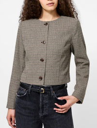 French Connection - Houndstooth Wool Jacket