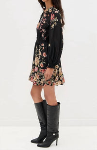 Sea - Jolie Print Long Sleeve Mini Dress