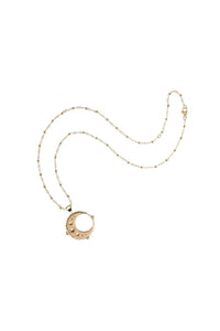 Jane Win - Women's Forever Moon And Back Pendant Necklace